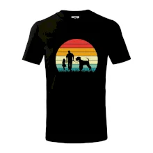 Knírač a táta s dcerou