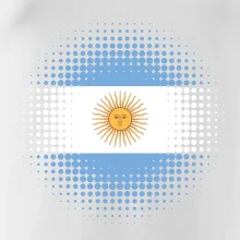 Argentina vlajka tečkovaná