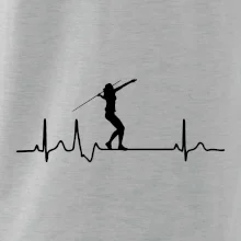 EKG hod oštěpem žena