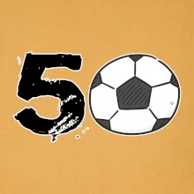 Fotbal kulaté narozeniny 50