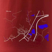 Chlumec 403 39 mapa s vodními toky