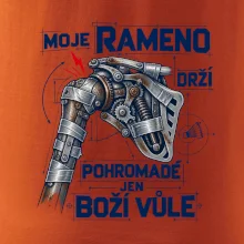 Badminton rameno drží boží vůle