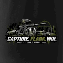 Taktika capture flank win paintball