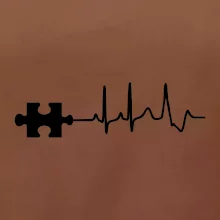 EKG puzzle rozpojené