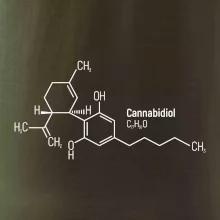 Molekulární struktura CBD (Canabidiol)
