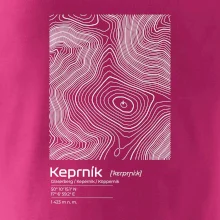 Keprník - vrstevnice v obdélníku