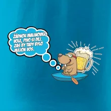 Žádnou malinovku, ale pivo