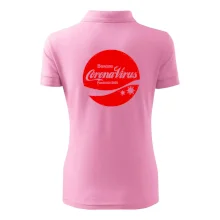 Corona virus pandemic logo