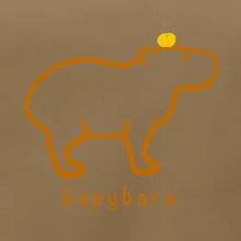 Kapybara hnědý obrys (Moňas) Kapybara hnědý obrys (Moňas)