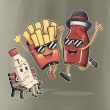 Souboj o hranolky kečup tatarka