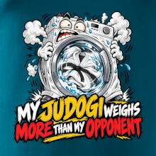 My judogi weighs more than my opponent