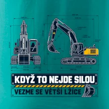 Když to nejde silou vezme se větší lžíce