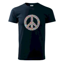 Peace symbol lístečky