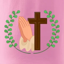 Věnec - kříž a modlení