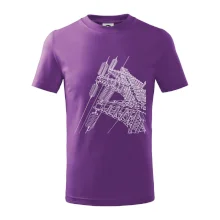 Nákres stožáru vysokého napětí