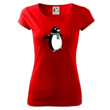 Tučňák se zelenou šálou