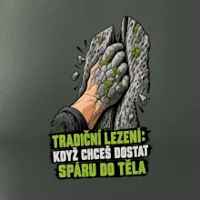 Tradiční lezení se spárou v těle