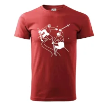 Lyžovaní - kresleny obrázek