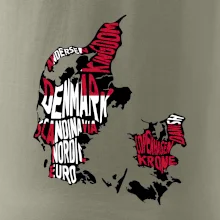 Mapy - názvy měst - Dánsko