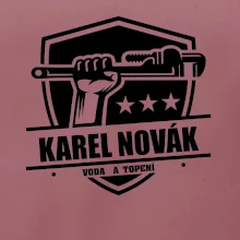 Instalatér - Erb vlastní nápis