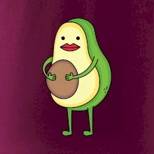 Párové triko - avokádo