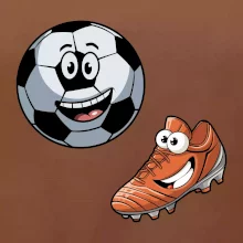 Parové triko - Kopačka a míč
