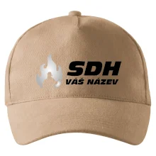 Kšiltovka SDH nápis, reflexní oheň