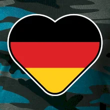 Germany love velké - Německá vlajka