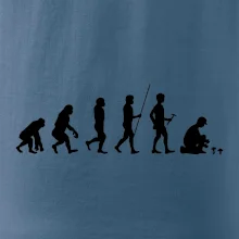 Evoluce houbař muž