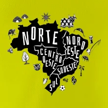 Brazílie mapa a zvyky