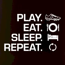 Play Eat Sleep Repeat fotbal