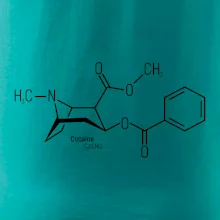 Molekulární struktura Cocaine Kokain