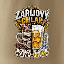 Záříjový chlap -  do 16 káva  od 16 pivo