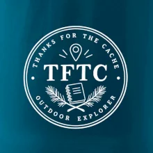 TFTC minimalistický turistický odznak