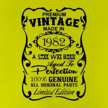 Vintage Etiketa - 1982