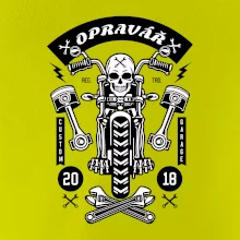 Lebka motorkář opravář