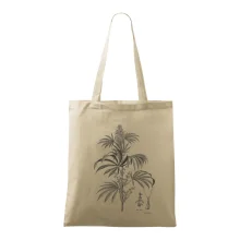 Konopí kytka černobílá