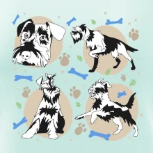 Knírač - 4 obrázky