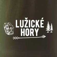 Lužické hory nápis