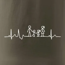 EKG rodina - kluk holka