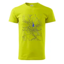 Jablonec nad Nisou - Mapa s vodními toky