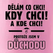 Dělám co chci, kdy chci důchod
