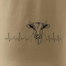EKG křivka kráva
