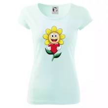 Parové triko - Včela a květina