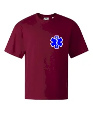 Rescue - Hvězda na prsu +  nápis na zádech