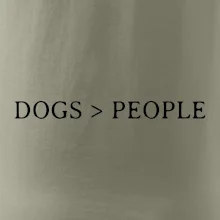 Dogs > People