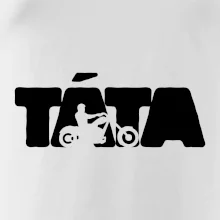Táta nápis - motorka chopper