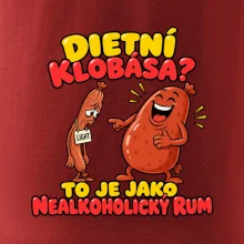 Dietní klobása jako nealkoholický rum