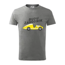 Budu závodník žluté  auto