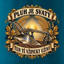 Posvátný pluh s pšeničnou svatozáří